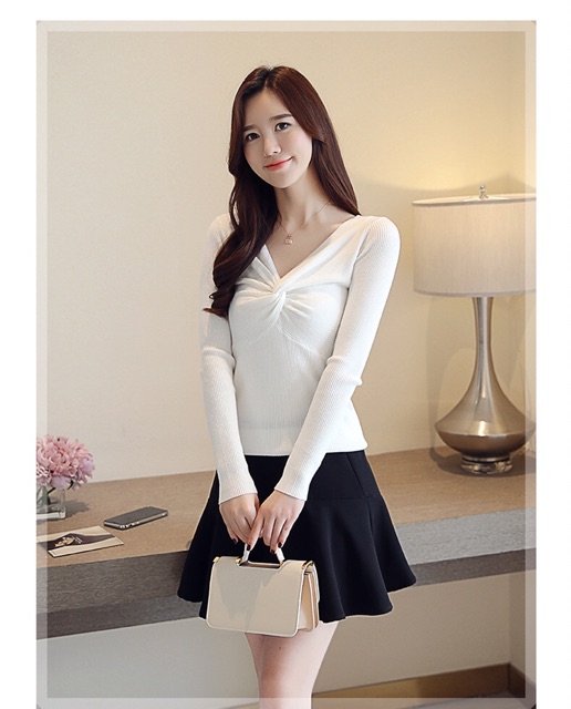 ( HÀNG MỚI VỀ) Áo len vặn tiểu thư sang chảnh | BigBuy360 - bigbuy360.vn