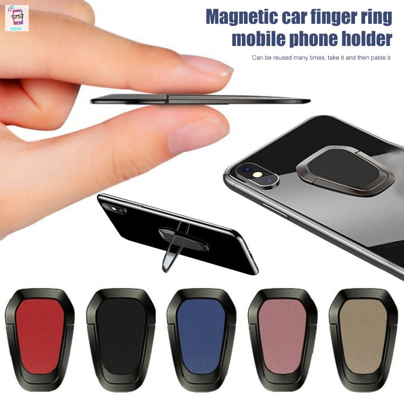 MG Smartphone Finger Ring Holder Car Magnetic Bracket Rotating Ultra-thin Ring Stand for Phones Tablets @vn