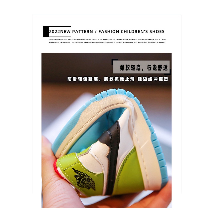 Giày Thể Thao Cỡ Trung Bình Thoải Mái Phong Cách Mới 2022 Mùa Thu Cho Bé Trai Và Bé Gái