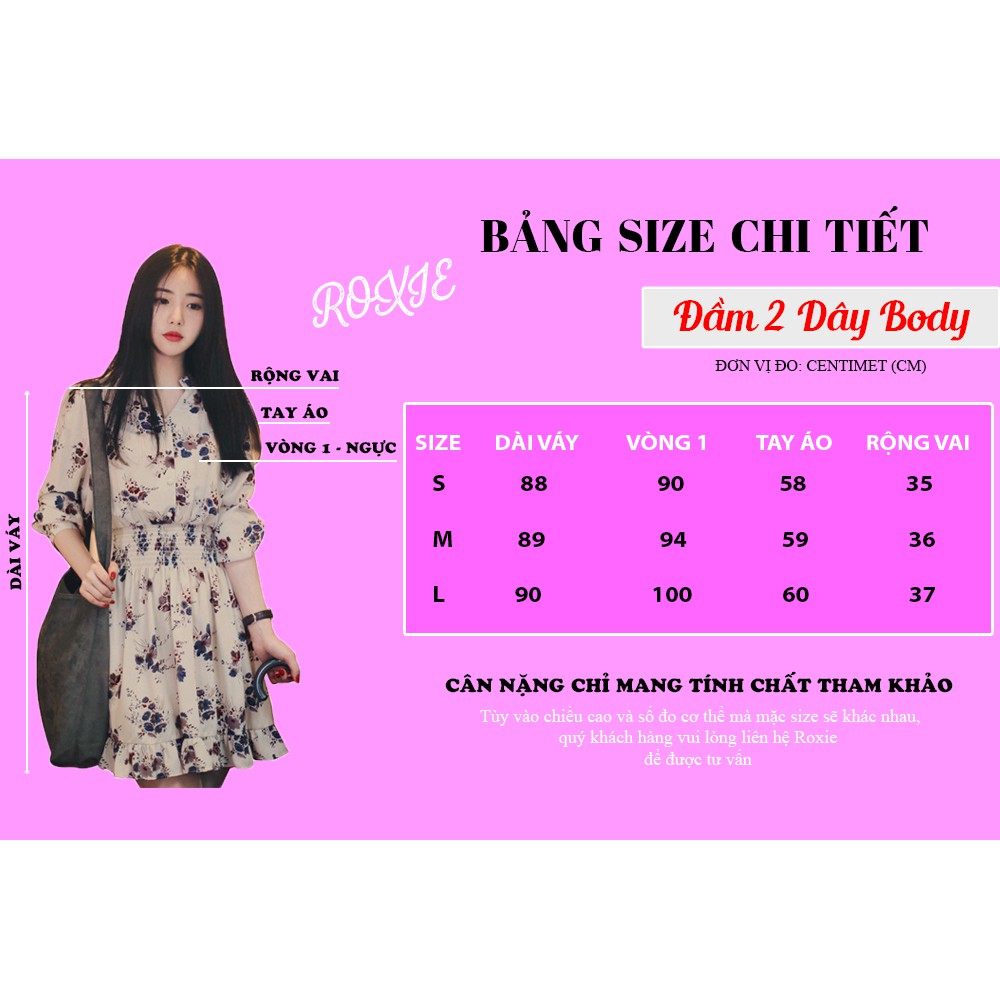Váy vintage nữ tay dài dáng ngắn hoa nhí, Đầm hoa nhí ulzzang chất voan Hàn Quốc - Roxie | BigBuy360 - bigbuy360.vn