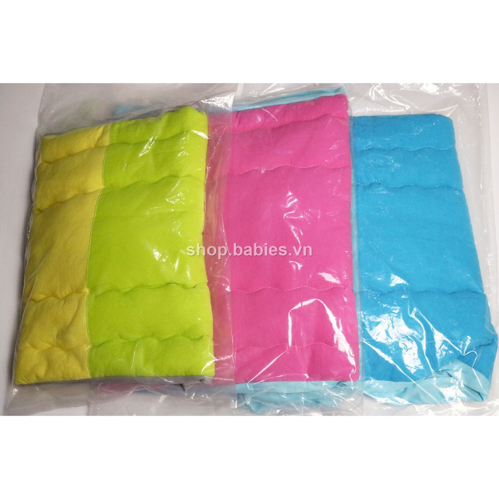 Nệm lót nôi tre đặt võng Viet kids an toàn cho bé vải cara trơn màu nhiều size