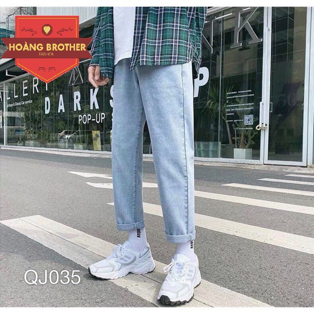 QUẦN JEAN BAGGY  DÁNG ỐNG SUÔNG NAM CAO CẤP HOÀNG BROTHER FASHION QBG_M1
