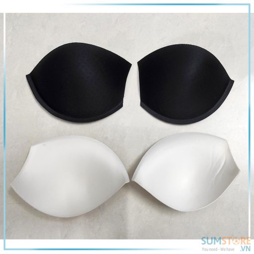 Bộ 02 Miếng Mút Độn Ngực Cho Áo Bra, Bikini, Đầm Cúp Ngực (Màu Ngẫu Nhiên)