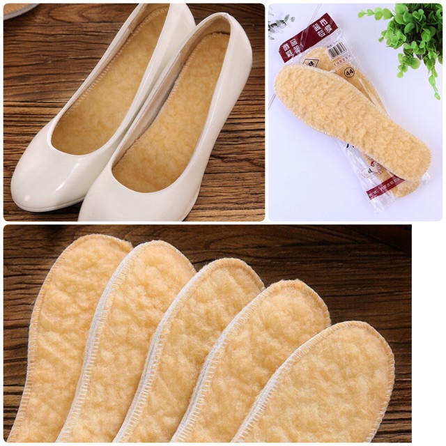 Lót giầy lông cừu khử mùi