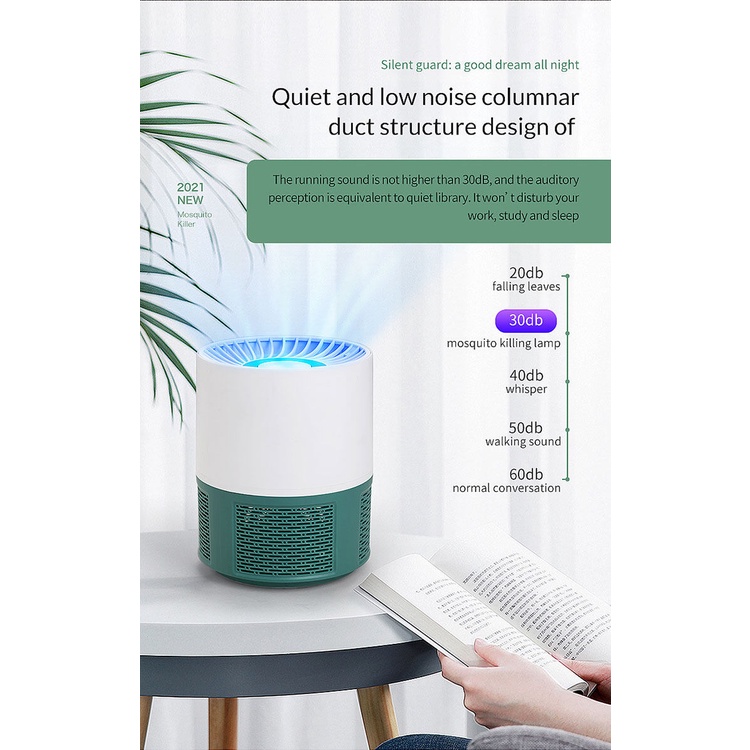 Đèn diệt muỗi quang xúc tác JIASHI sử dụng điện trong nhà