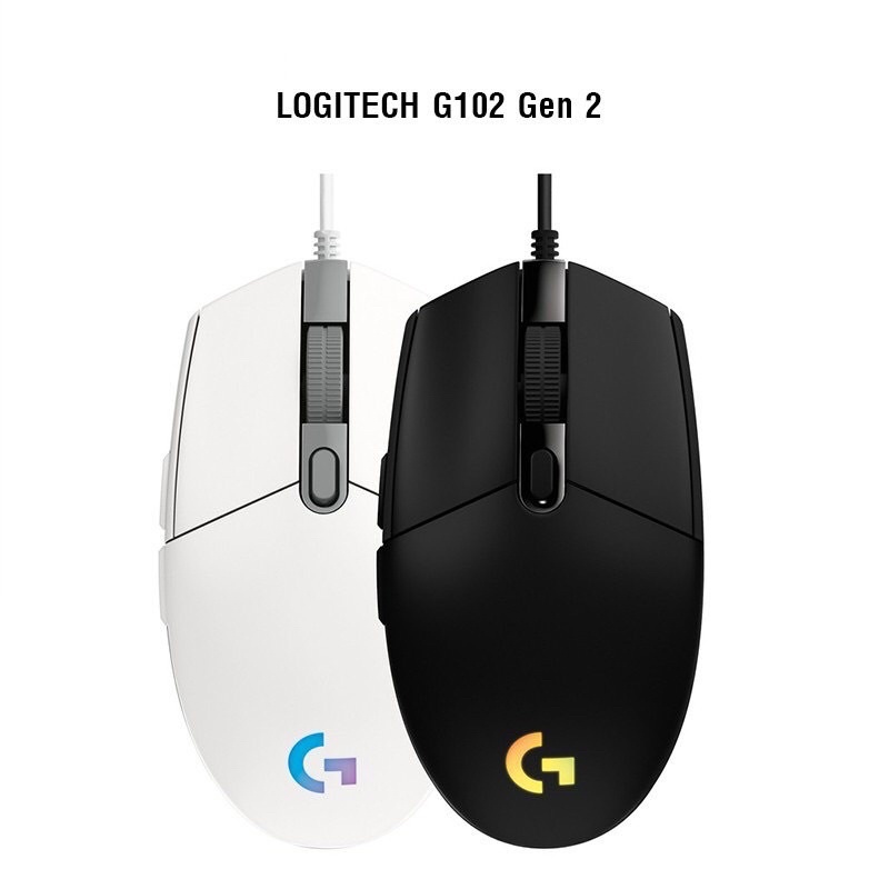Chuột Gaming Logitech G102 Gen 2 8000DPI Siêu Mượt Đèn Led RGB tỷ màu Bảo Hành 12 Tháng