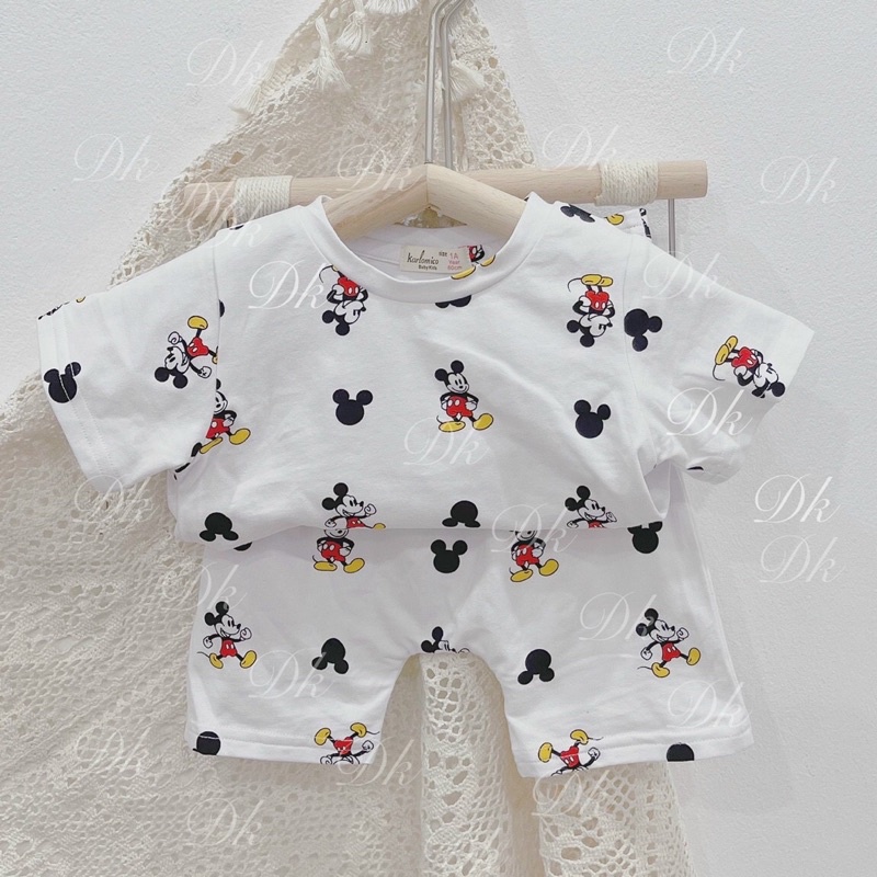Set bộ cotton bé trai bé gái