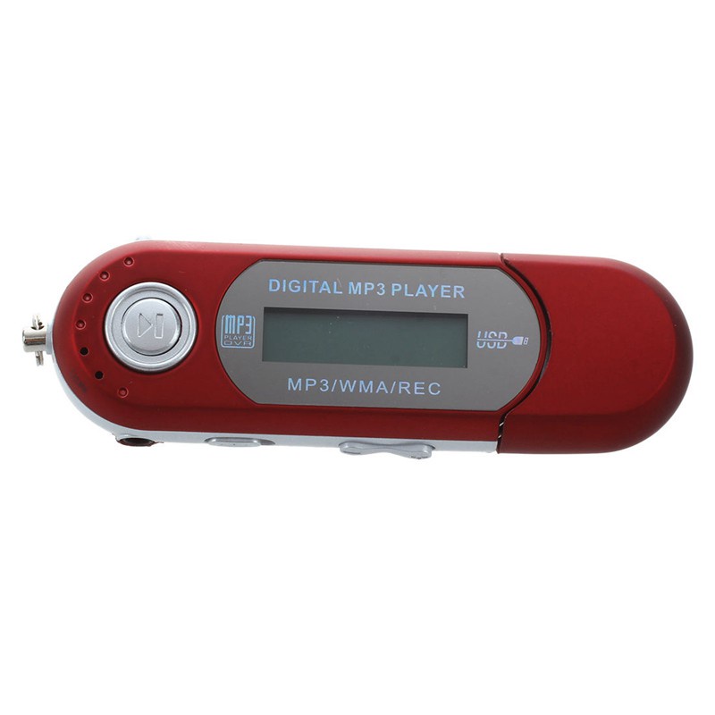 8G USB Flash Drive MP3 Player FM Walkman red