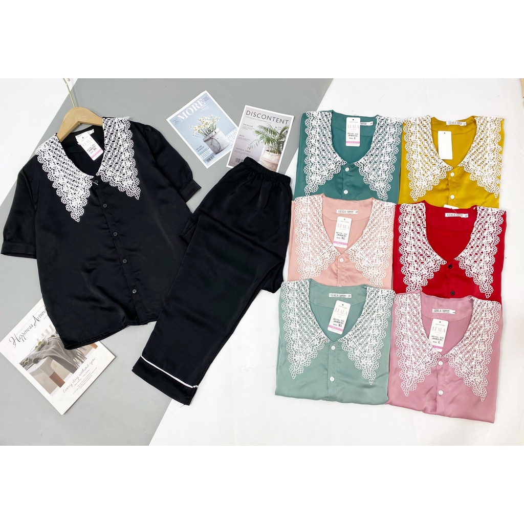 Đồ Ngủ Pijama Lụa Tằm Siêu Xinh, Cộc Dài Mềm Mịn, Độc Lạ Khó Tìm, Sanh Chảnh