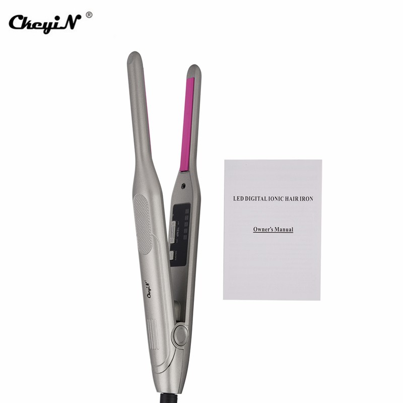 Máy kẹp duỗi và uốn tóc CKEYIN 2 trong 1 nhiệt độ tùy chỉnh làm đẹp dành cho cả nam và nữ