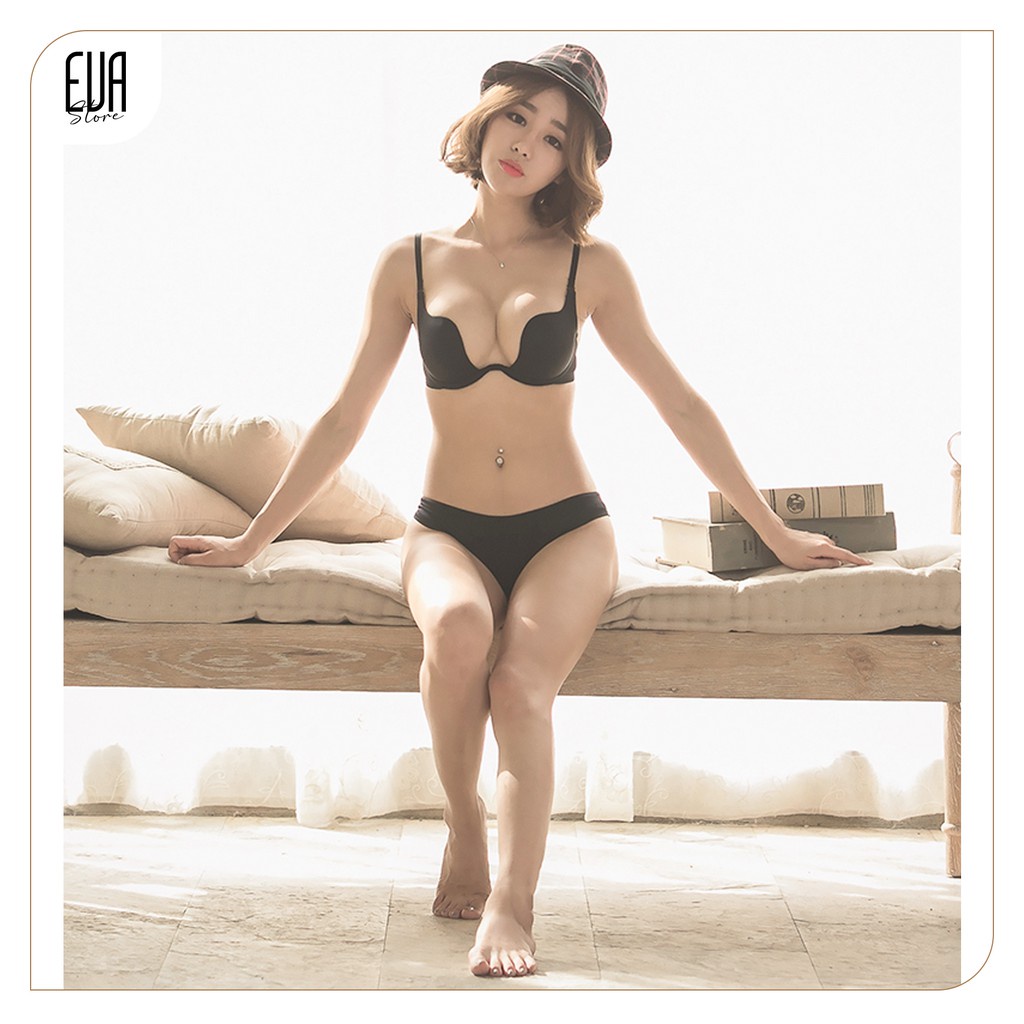 Hàng LOẠI 1 Áo Lót Mút Vừa Khoét Ngực Chữ U Thun Lạnh Tạo Khe Chữ V Tặng Kèm Dây Vải BOM SISTER A111