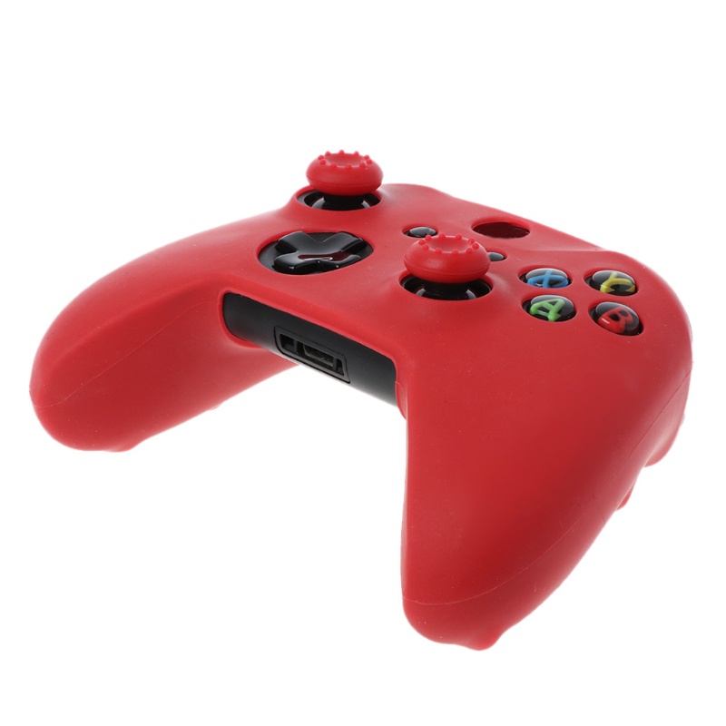 luckyProtective Cover Cap Analog Thumb Sticks Grip Soft Silicone Case Anti-Slip Waterproof for XBOX Ones Gamepad Controller