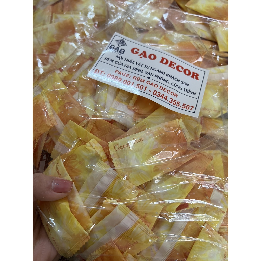 Xà bông  cho nhà nghỉ khách sạn, túi 100 cái