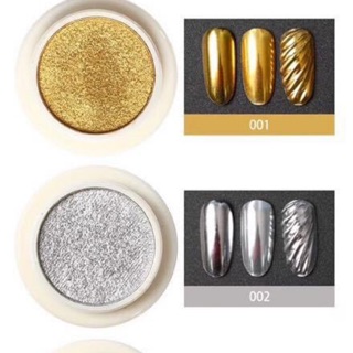 Bột Tráng gương metal siêu bóng làm móng tay chân