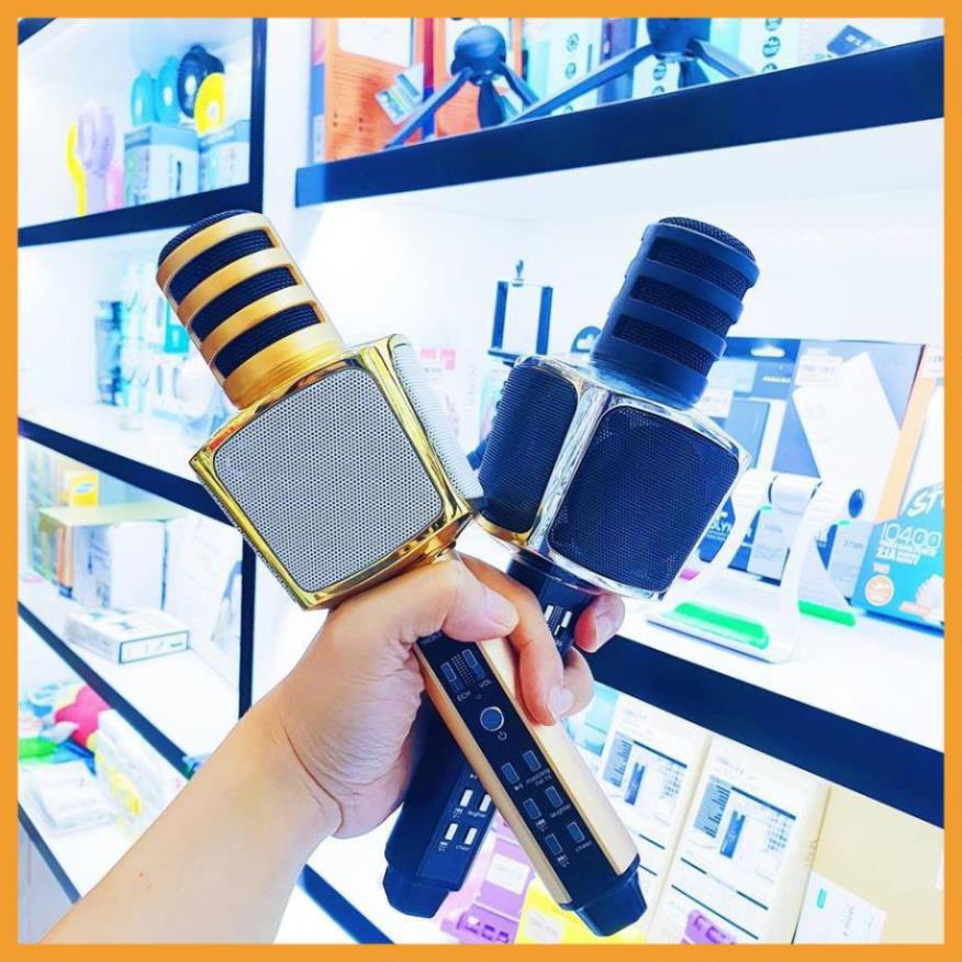 ⚡FREE SHIP⚡ Micro Karaoke SD-17 Mic Hút Nhạc To Bluetooth 3.0b hỗ trợ ghi âm không dây