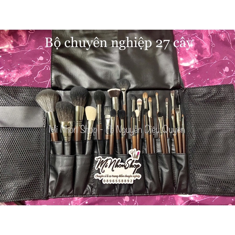 Bộ 25 cây lông thú chuyên nghiệp xếp riêng cho học sinh của giáo viên makeup