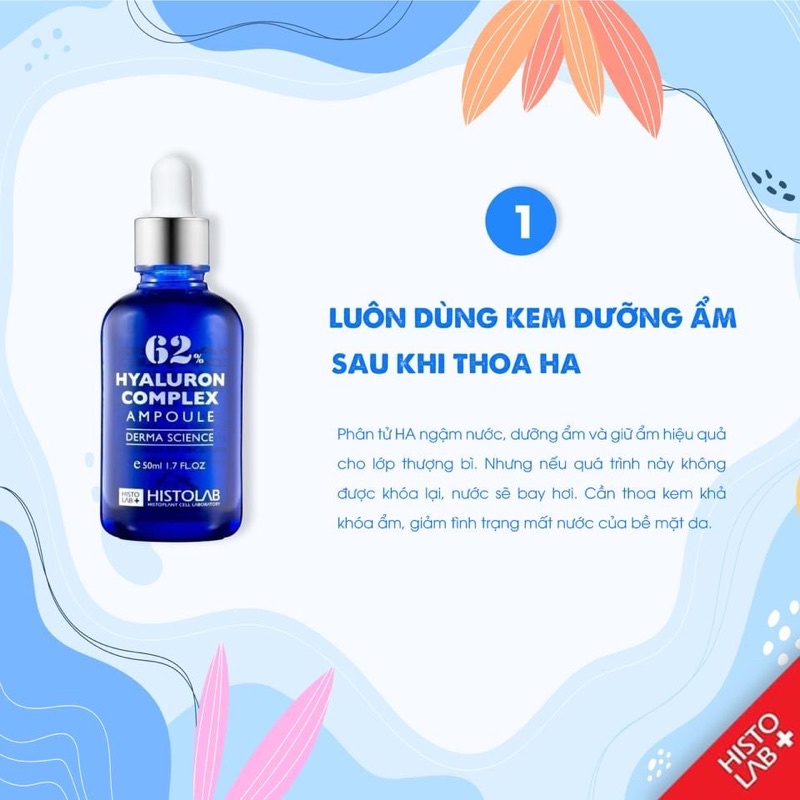 [HISTOLAB] Serum dưỡng ẩm căng bóng da 62 HA 50ml