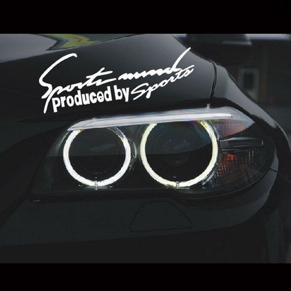 Miếng dán trang trí xe hơi phong cách thể thao phản quang nhiều màu