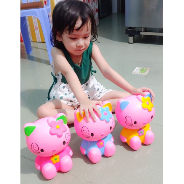 Heo đất tiết kiệm mèo kitty cao 25cm