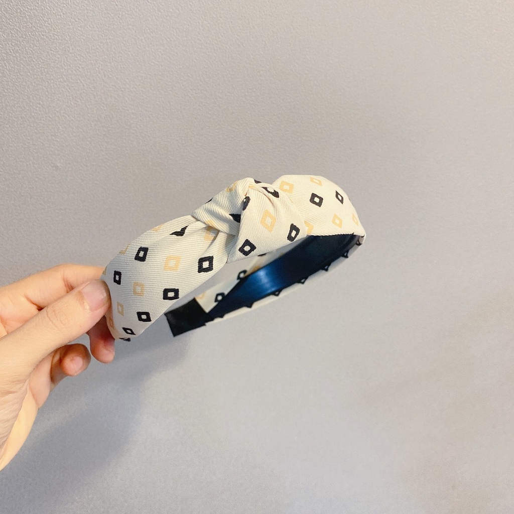 Băng đô, cài tóc vải thắc nút cao cấp cho nữ phong cách tiểu thư