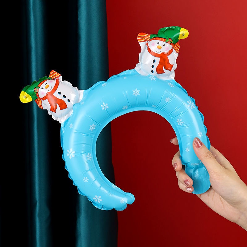 Băng Đô Cài Tóc Hình Bóng Bay / Ông Già Noel / Người Tuyết / Ông Già Noel / Năm Mới Dùng Làm Đạo Cụ Chụp Ảnh Cho Bé