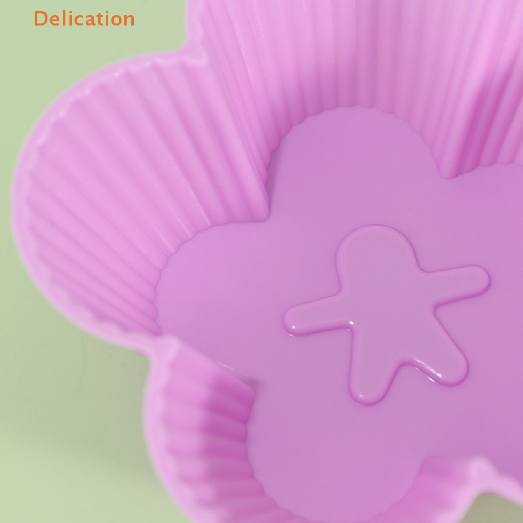 Khuôn Silicone Tạo Hình Hoa 3D Làm Bánh Cupcake Tiện Dụng