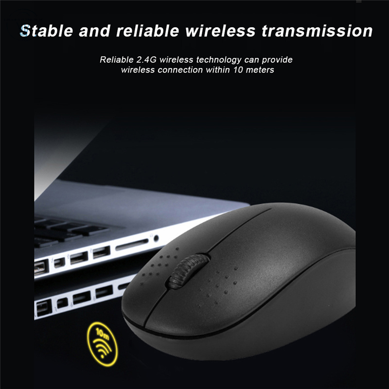 Chuột quang không dây 2.4G tiện dụng cho máy tính bàn/laptop