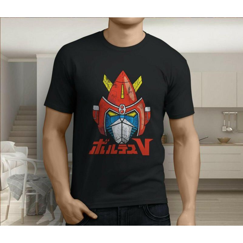 Áo Thun Thể Thao Tay Ngắn Cổ Tròn In Hình Voltes V Team Chogokin Mecha Wear Voltes V3 Anime Nhật Bản Chất Lượng Cao Cho Nam