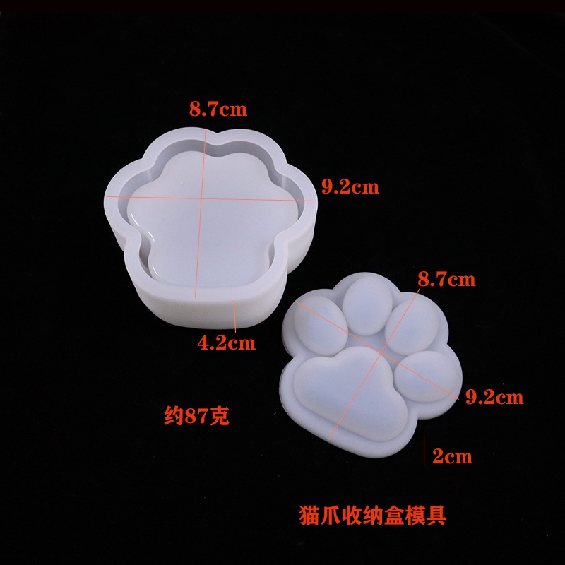 Khuôn Silicone Hình Kim Tự Tháp / Vương Miện / Giọt Nước