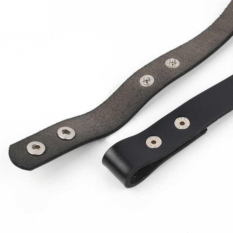 Dây Đeo Túi Xách Bằng Da PU Có Nút Bấm DIY