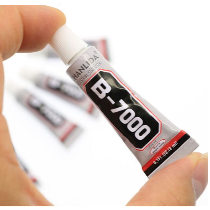 Keo B7000 3ml dính siêu chắc dùng đính đá làm trang sức DIY/sửa khung giữa màn hình cảm ứng đa năng