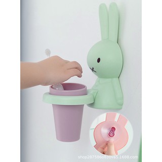 [FREESHIP] Kệ và cốc đánh răng thỏ cho bé