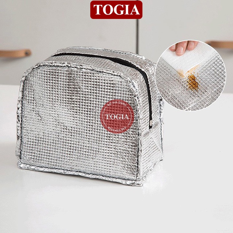 Túi Cơm Giữ Nhiệt Văn Phòng Giúp Mang Cơm, Đựng Hộp Thức Ăn Gọn Gàng Tiện Dụng Có Quai Cầm  TOGIA