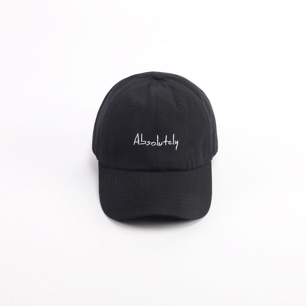 Mũ Lưỡi Trai Cotton Thêu Chữ Phong Cách Hip Hop Hàn Quốc Dành Cho Nữ