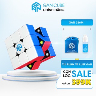 Rubik 3x3 Gan 356 M Nam Châm Tích Hợp, Rubik 3x3 Gan Chính Hãng