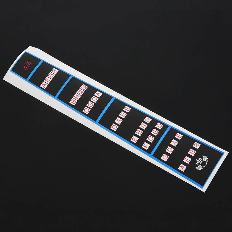 Violin Fingerboard Sticker guide Label Finger Chart For Size 4/4