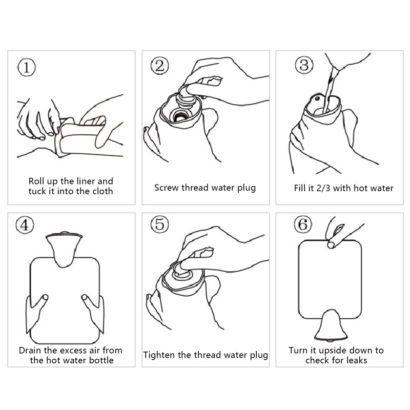 Túi Chườm Nóng Bằng PVC Phối Lông Đa Năng Tiện Dụng Cho Mẹ Và Bé