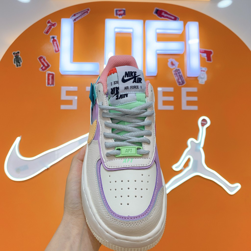 Giày Sneaker AF1 Shadow 7 màu [ẢNH THẬT] Giày Thể Thao Nam Nữ Hot Trend