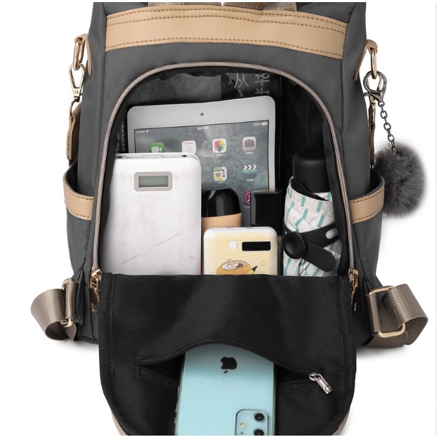 Ba Lô Màu Hồng Dễ Thương Chống Thấm Nước Phong Cách Mới Cho Học Sinh Trung Học