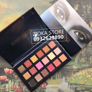 BẢNG PHẤN MẮT NHŨ LÌ BEAUTY GLAZED ROSE GOLD EDITION 18 Ô