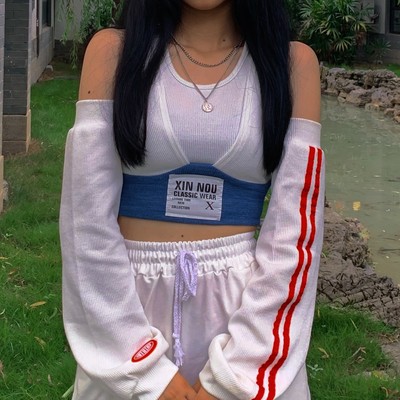 (a2692) áo phong cách Jennie show pretty savage ulzzang dệt kim lệch vai S M L (kèm video) | BigBuy360 - bigbuy360.vn