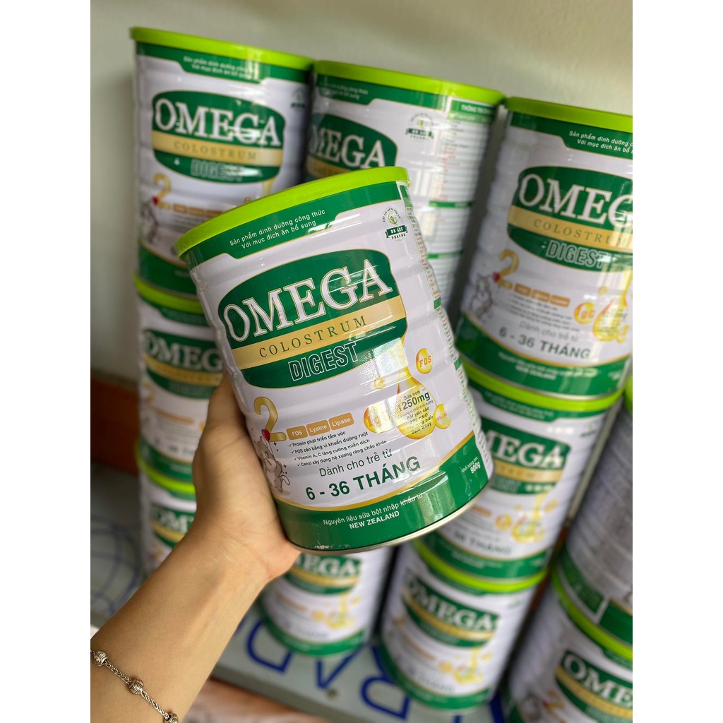 Sữa bột Omega Colostrum Digest 900g - chuyên dụng cho trẻ táo bón