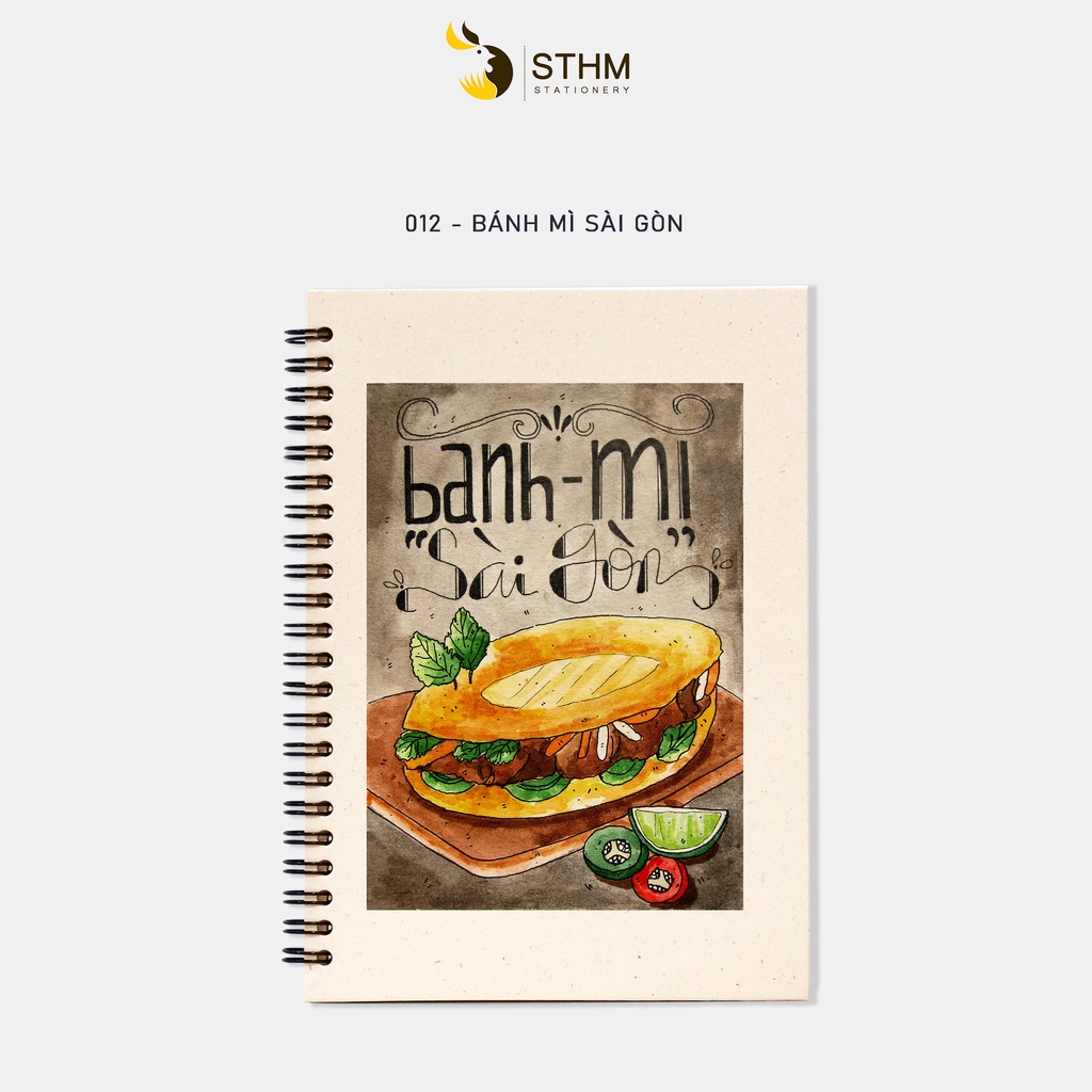 BÁNH MÌ SÀI GÒN - Sổ tay bìa cứng - A5 - 012 - STHM stationery