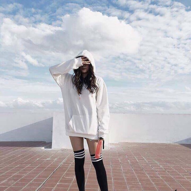 ÁO NỈ HOODIE NAM NỮ ĐÔI / CẶP TRẮNG ĐẸP MÃ AD26 | BigBuy360 - bigbuy360.vn