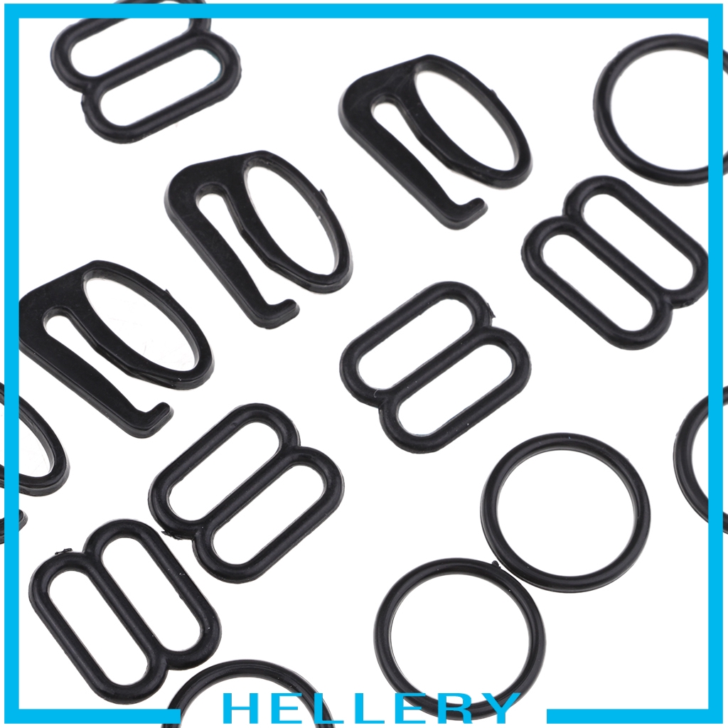 Set 10 Móc / Vòng Chữ O Điều Chỉnh Dây Áo Ngực DIY 8 9 0