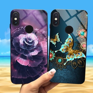 Ốp Xiaomi Redmi Note 6, Note 6 Pro Mặt kính cường lực sáng bóng, cao cấp