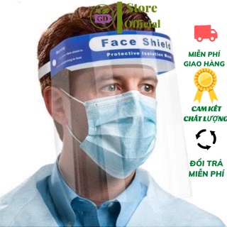 Face shield mặt nạ bảo hộ y tế chống dịch, kính chống giọt bắn