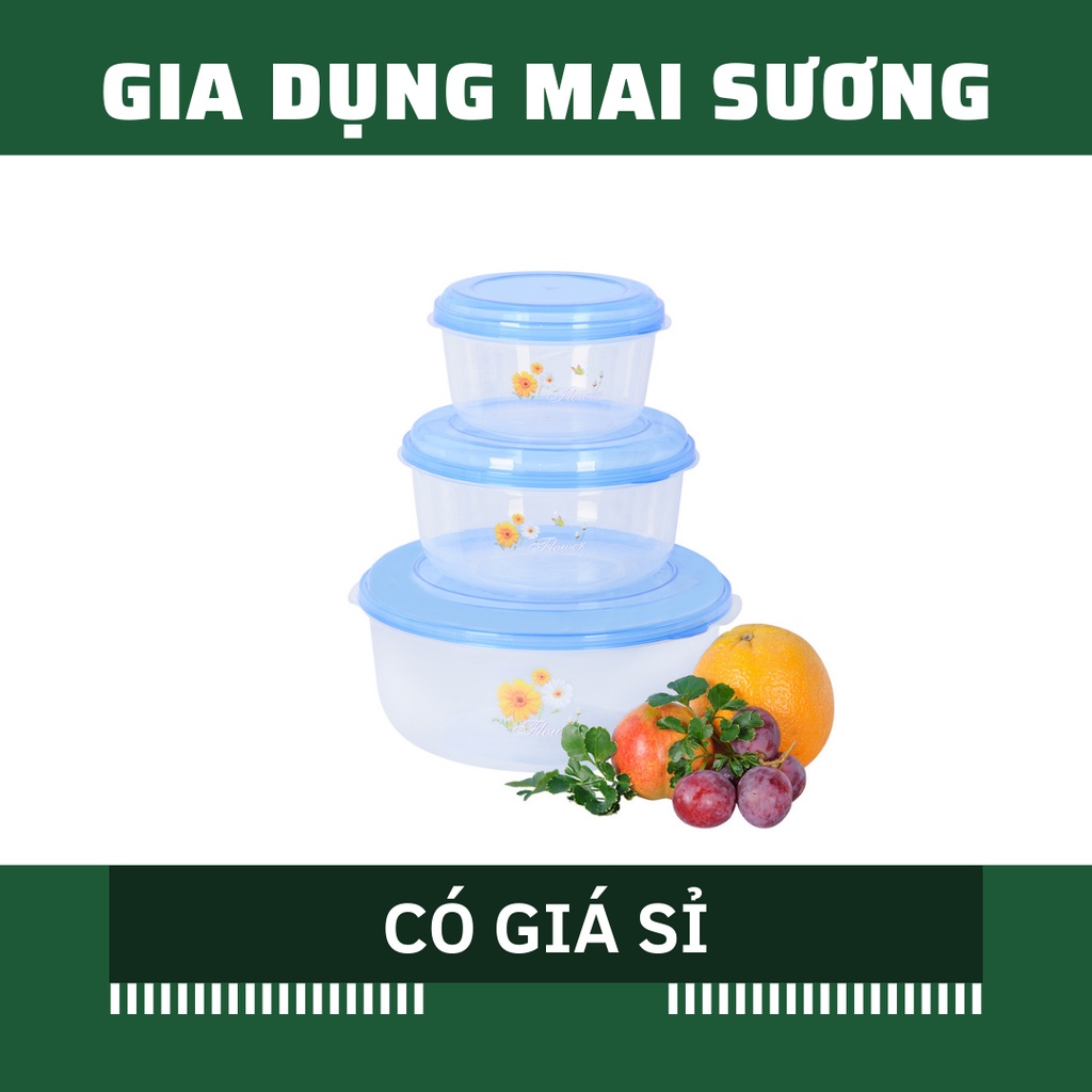 Hộp Nhựa Tròn, Thố Nhựa tròn đựng cơm thức ăn thực phẩm