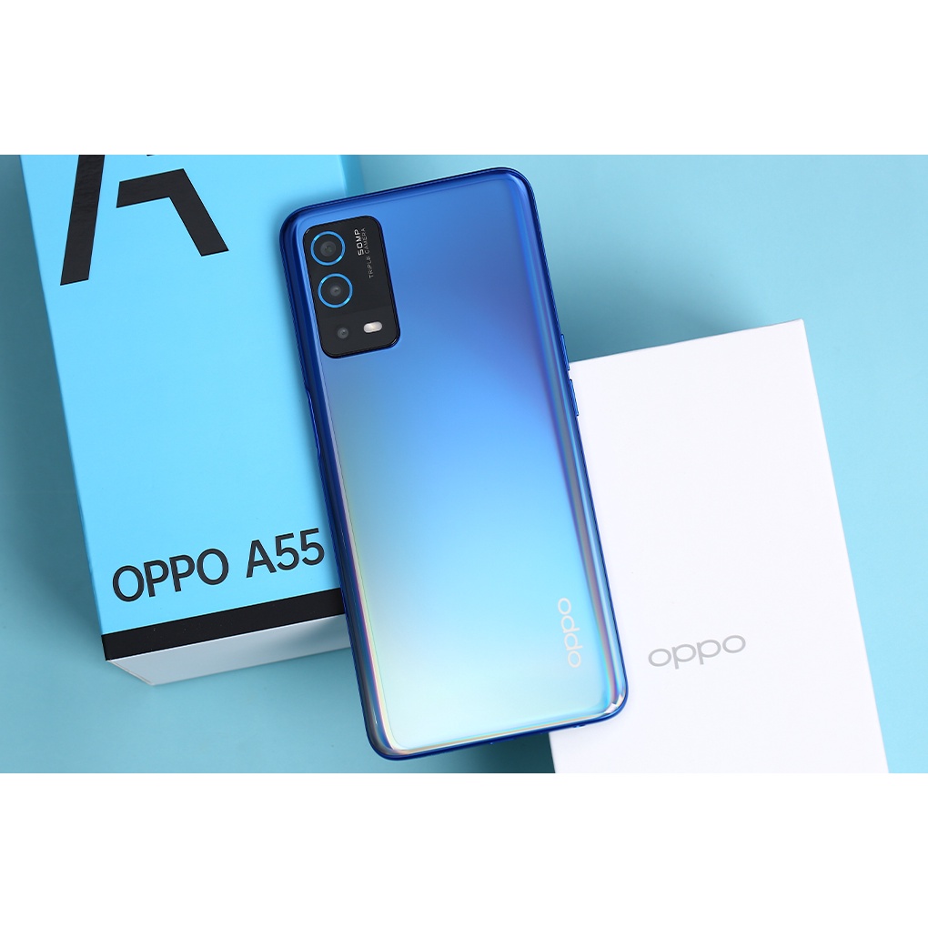Điện thoại OPPO A55  màn hình 6.5" IPS LCD pin 5000 mAh - Chính hãng BH 12 tháng