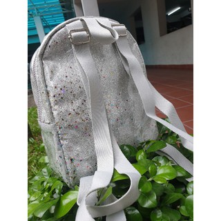Balo thời trang Clever Hippo lấp lánh bạc Sparkle
